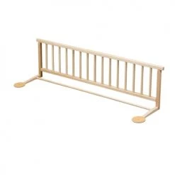 Combelle Têtes De Lits Et Accessoires De Lits Enfants Barrière De Lit Audrey - Bois Massif Naturel Vernis - 127x35 Cm -Lits bébé Soldes barriere de lit audrey bois massif naturel vernis 127x35 cm 3