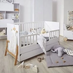 Bellamy Têtes De Lits Et Accessoires De Lits Enfants Barrière De Lit Blanc -Lits bébé Soldes barriere de lit blanc 8