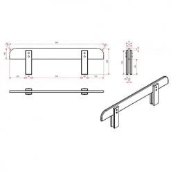 Vipack Têtes De Lits Et Accessoires De Lits Enfants Barrière De Lit Gris Cool 7 Vipack Têtes De Lits Et Accessoires De Lits Enfants Barrière De Lit Gris Cool -Lits bébé Soldes barriere de lit gris cool 2