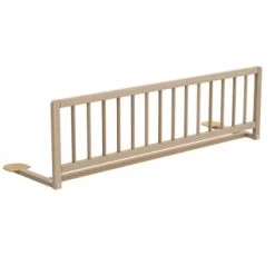 AT4 Têtes De Lits Et Accessoires De Lits Enfants Barrière De Lit Hêtre Brut