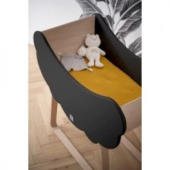 Sauthon Original Lits Bébé Berceau 101x110x55cm En Bois Gris -Lits bébé Soldes berceau 101x110x55cm en bois gris 3