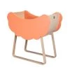 Sauthon Original Lits Bébé Berceau 101x110x55cm En Bois Orange -Lits bébé Soldes berceau 101x110x55cm en bois orange