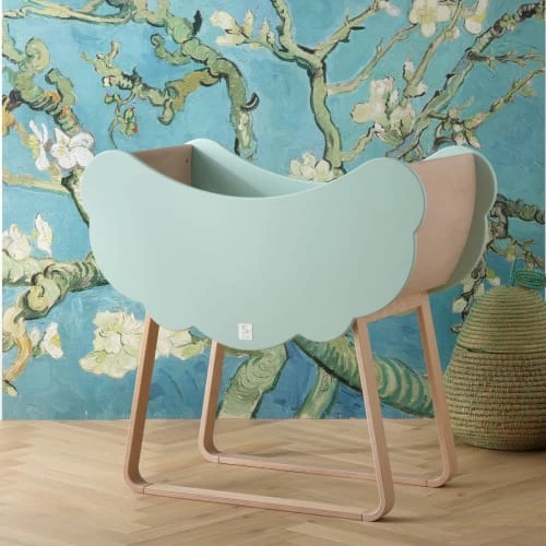 Sauthon Original Lits Bébé Berceau 101x110x55cm En Bois Vert 4 Sauthon Original Lits Bébé Berceau 101x110x55cm En Bois Vert – Image 2