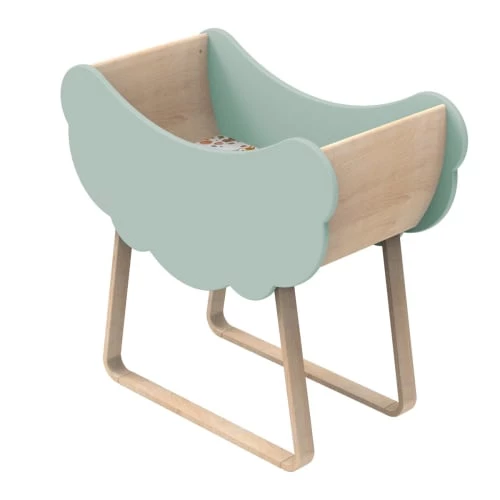 Sauthon Original Lits Bébé Berceau 101x110x55cm En Bois Vert 3 Sauthon Original Lits Bébé Berceau 101x110x55cm En Bois Vert