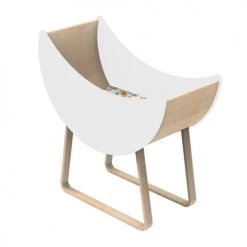 Sauthon Original Lits Bébé Berceau 117x115x55cm En Bois Blanc