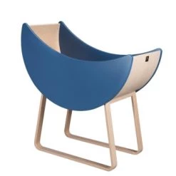 Sauthon Original Lits Bébé Berceau 117x115x55cm En Bois Orange -Lits bébé Soldes berceau 117x115x55cm en bois bleu 3