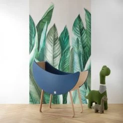 Sauthon Original Lits Bébé Berceau 117x115x55cm En Bois Bleu -Lits bébé Soldes berceau 117x115x55cm en bois bleu 6