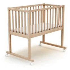 AT4 Lits Bébé Berceau 40x80 Hêtre Brut 7 AT4 Lits Bébé Berceau 40x80 Hêtre Brut -Lits bébé Soldes berceau 40x80 hetre brut 1