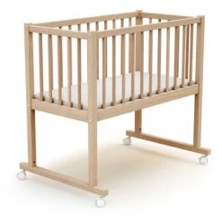 Lits bébé Soldes 28 AT4 Lits Bébé Berceau 40x80 Hêtre Brut