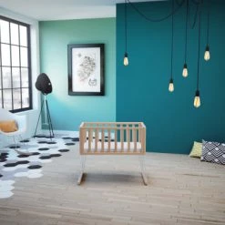 Jurababy Lits Bébé Berceau 40x80 Hêtre Verni 7 Jurababy Lits Bébé Berceau 40x80 Hêtre Verni -Lits bébé Soldes berceau 40x80 hetre verni 1