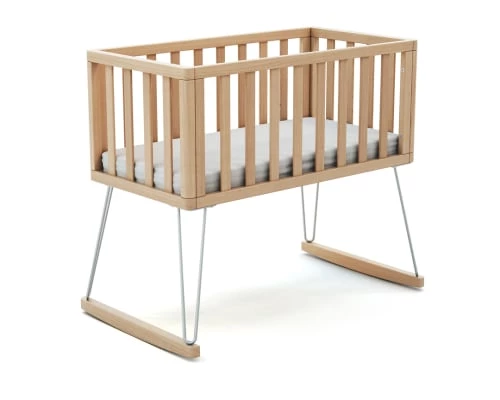Jurababy Lits Bébé Berceau 40x80 Hêtre Verni 3 Jurababy Lits Bébé Berceau 40x80 Hêtre Verni