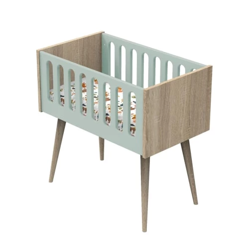 Sauthon Original Lits Bébé Berceau 91x94x56cm Vert 3 Sauthon Original Lits Bébé Berceau 91x94x56cm Vert