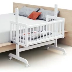Lits bébé Soldes -Lits bébé Soldes berceau cododo blanc 1