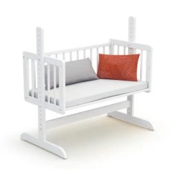 AT4 Lits Bébé Berceau Cododo Blanc -Lits bébé Soldes berceau cododo blanc 3