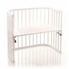 BABYBAY Lits Bébé Berceau Cododo En Hêtre Blanc Verni 2 BABYBAY Lits Bébé Berceau Cododo En Hêtre Blanc Verni -Lits bébé Soldes berceau cododo en hetre blanc verni