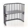BABYBAY Lits Bébé Berceau Cododo En Hêtre Gris Verni -Lits bébé Soldes berceau cododo en hetre gris verni