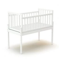 Webaby Lits Bébé Berceau Cododo Universel Blanc -Lits bébé Soldes berceau cododo universel blanc 3