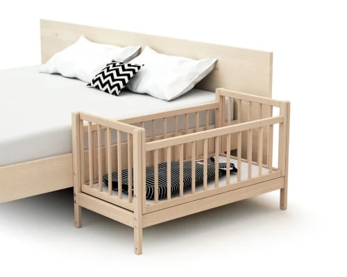 Webaby Lits Bébé Berceau Cododo Universel Hêtre Brut 7 Webaby Lits Bébé Berceau Cododo Universel Hêtre Brut – Image 5