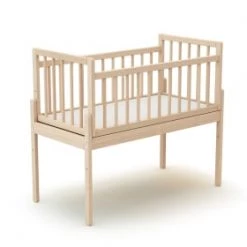 Webaby Lits Bébé Berceau Cododo Universel Blanc -Lits bébé Soldes berceau cododo universel hetre brut 6