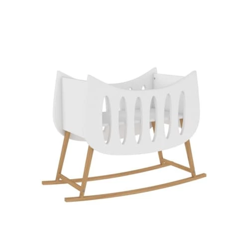 Lignea Kids Lits Bébé Berceau En Bois à Bascules Blanc 3 Lignea Kids Lits Bébé Berceau En Bois à Bascules Blanc