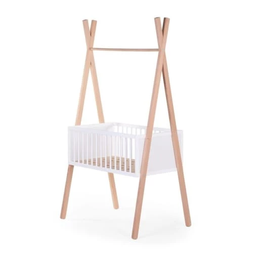 Childhome Lits Bébé Berceau évolutif En étagère En Hêtre Blanc 3 Childhome Lits Bébé Berceau évolutif En étagère En Hêtre Blanc