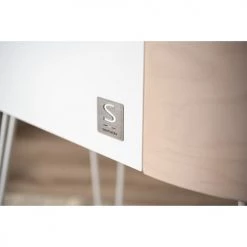 Sauthon Original Lits Bébé Berceau Pieds Métal 96x93x54cm Blanc -Lits bébé Soldes berceau pieds metal 96x93x54cm blanc 3