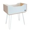 Sauthon Original Lits Bébé Berceau Pieds Métal 97x93x55cm En Bois Blanc -Lits bébé Soldes berceau pieds metal 97x93x55cm en bois blanc 1