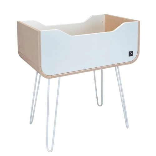 Sauthon Original Lits Bébé Berceau Pieds Métal 97x93x55cm En Bois Blanc 3 Sauthon Original Lits Bébé Berceau Pieds Métal 97x93x55cm En Bois Blanc
