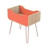 Sauthon Original Lits Bébé Berceau Pieds Métal 97x93x55cm En Bois Orange -Lits bébé Soldes berceau pieds metal 97x93x55cm en bois orange 2