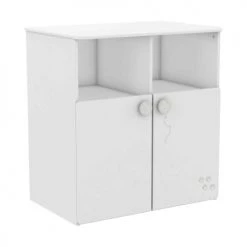 Terre De Nuit Lits Bébé Chambre Complète En Bois Blanc -Lits bébé Soldes chambre complete en bois blanc 3