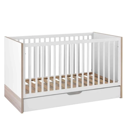 Lits Bébé Chambre Complète Lilo En Bois Chêne Et Blanc Galipette 4 Lits Bébé Chambre Complète Lilo En Bois Chêne Et Blanc Galipette – Image 2