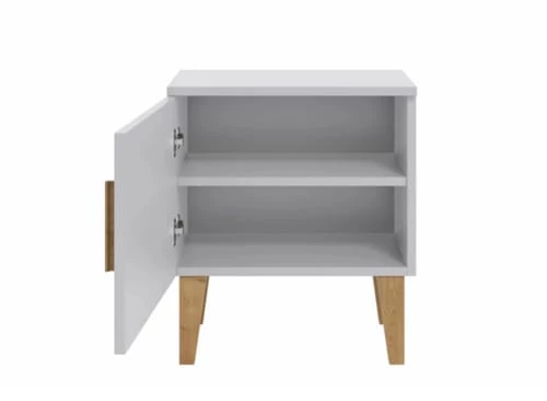 Nateo Concept Tables De Chevet Enfant Chevet 1 Porte Blanc Et Chêne 4 Nateo Concept Tables De Chevet Enfant Chevet 1 Porte Blanc Et Chêne – Image 2