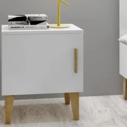 Nateo Concept Tables De Chevet Enfant Chevet 1 Porte Blanc Et Chêne 7 Nateo Concept Tables De Chevet Enfant Chevet 1 Porte Blanc Et Chêne -Lits bébé Soldes chevet 1 porte blanc et chene 2
