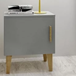 Nateo Concept Tables De Chevet Enfant Chevet 1 Porte Gris Et Chêne 7 Nateo Concept Tables De Chevet Enfant Chevet 1 Porte Gris Et Chêne -Lits bébé Soldes chevet 1 porte gris et chene 2