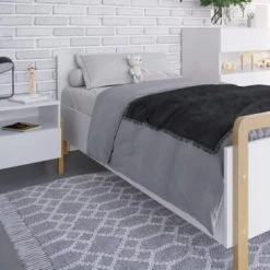 Nateo Concept Tables De Chevet Enfant Chevet 1 Tiroir Blanc Et Chêne 7 Nateo Concept Tables De Chevet Enfant Chevet 1 Tiroir Blanc Et Chêne -Lits bébé Soldes chevet 1 tiroir blanc et chene 2