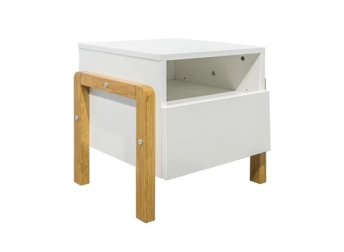 Nateo Concept Tables De Chevet Enfant Chevet 1 Tiroir Blanc Et Chêne 3 Nateo Concept Tables De Chevet Enfant Chevet 1 Tiroir Blanc Et Chêne