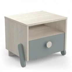 Calicosy Tables De Chevet Enfant Chevet Enfant 1 Tiroir L39,3 Cm - Décor Bois Clair Et Vert De Gris 10 Calicosy Tables De Chevet Enfant Chevet Enfant 1 Tiroir L39,3 Cm - Décor Bois Clair Et Vert De Gris -Lits bébé Soldes chevet enfant 1 tiroir l39 3 cm decor bois clair et vert de gris 2