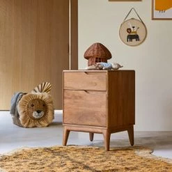 Tikamoon Tables De Chevet Enfant Chevet Enfant En Manguier Massif -Lits bébé Soldes chevet enfant en manguier massif 3