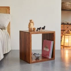 Tikamoon Tables De Chevet Enfant Chevet Enfant En Palissandre Massif -Lits bébé Soldes chevet enfant en palissandre massif 3