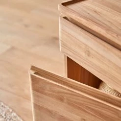 Tikamoon Tables De Chevet Enfant Chevet Enfant En Teck Massif -Lits bébé Soldes chevet enfant en teck massif 11