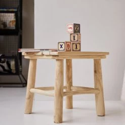 Tikamoon Tables De Chevet Enfant Chevet Enfant En Teck Massif -Lits bébé Soldes chevet enfant en teck massif 3