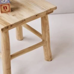 Tikamoon Tables De Chevet Enfant Chevet Enfant En Teck Massif -Lits bébé Soldes chevet enfant en teck massif 4
