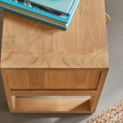 Tikamoon Tables De Chevet Enfant Chevet Enfant En Teck Massif -Lits bébé Soldes chevet enfant en teck massif 7