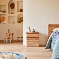 Tikamoon Tables De Chevet Enfant Chevet Enfant En Teck Massif