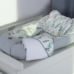 Sevira Kids Lits Bébé Cocon Bébé Matelassé - Nid Réducteur De Lit, Eucalyptus 12 Sevira Kids Lits Bébé Cocon Bébé Matelassé - Nid Réducteur De Lit, Eucalyptus -Lits bébé Soldes cocon bebe matelasse nid reducteur de lit eucalyptus 4