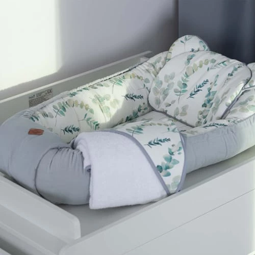 Sevira Kids Lits Bébé Cocon Bébé Matelassé - Nid Réducteur De Lit, Eucalyptus 7 Sevira Kids Lits Bébé Cocon Bébé Matelassé - Nid Réducteur De Lit, Eucalyptus – Image 5