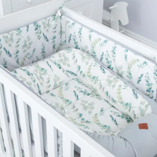 Sevira Kids Lits Bébé Cocon Bébé Matelassé - Nid Réducteur De Lit, Eucalyptus 8 Sevira Kids Lits Bébé Cocon Bébé Matelassé - Nid Réducteur De Lit, Eucalyptus – Image 6