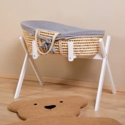 Childhome Lits Bébé Couffin Avec Matelas Et Habillage Gris 7 Childhome Lits Bébé Couffin Avec Matelas Et Habillage Gris -Lits bébé Soldes couffin avec matelas et habillage gris 2