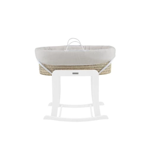 Micuna Lits Bébé Couffin Avec Support Blanc Et Habillage Beige Nature 3 Micuna Lits Bébé Couffin Avec Support Blanc Et Habillage Beige Nature