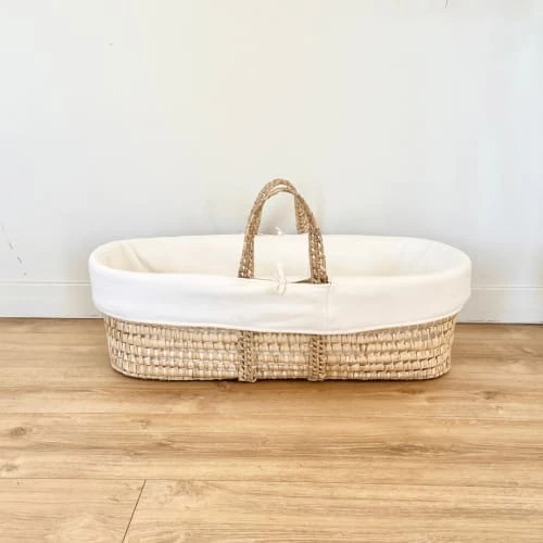 Premiers Moments Lits Bébé Couffin Bébé - Velours De Coton Bio - Couleur Crème 6 Premiers Moments Lits Bébé Couffin Bébé - Velours De Coton Bio - Couleur Crème – Image 4